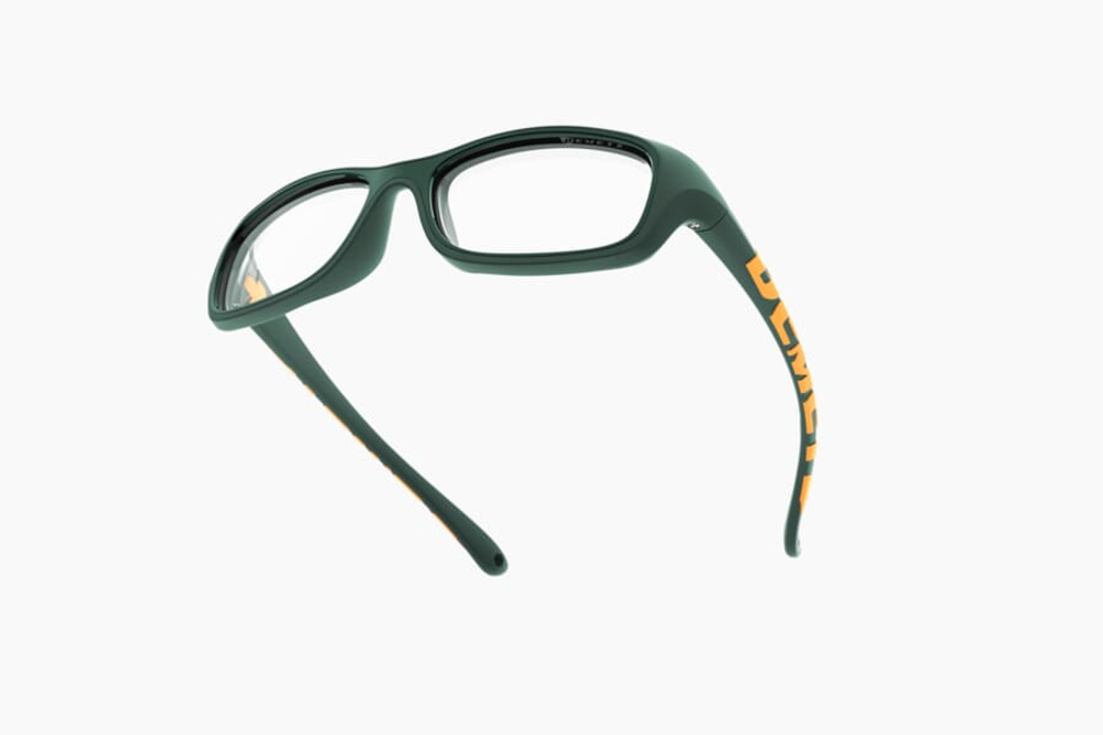 Спортивные очки с диоптриями Demetz Softness R / Matte Green / Yellow 48-15 Colorless Cat.0
