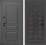 Дверь Входная Металлическая Лабиринт ОРЛЕАН 04 Венге