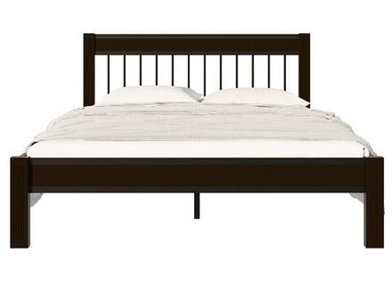 Кровать Форвард АГАТА 160, черный/шоколад