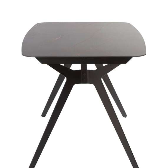 Обеденный стол Scarlet 160х80 см, черная керамика