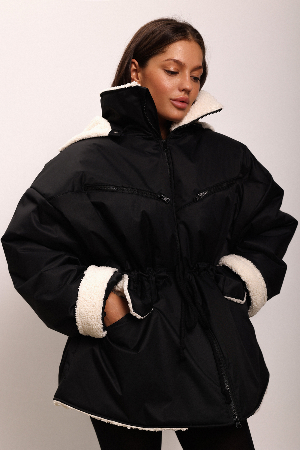 Парка утепленная