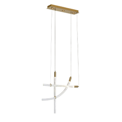 Подвесной светильник OD2412-3 gold/clear