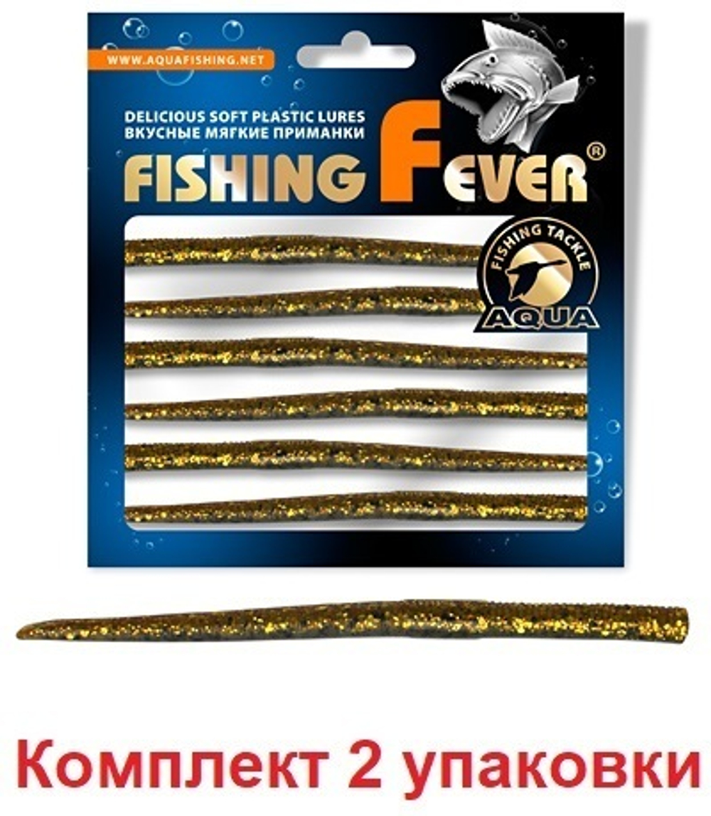 Мягкая приманка червь FishingFever EEL 12,0cm,3,0g,уп 6 шт