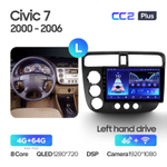 Teyes CC2 Plus 9" для Honda Civic 7 2000-2006