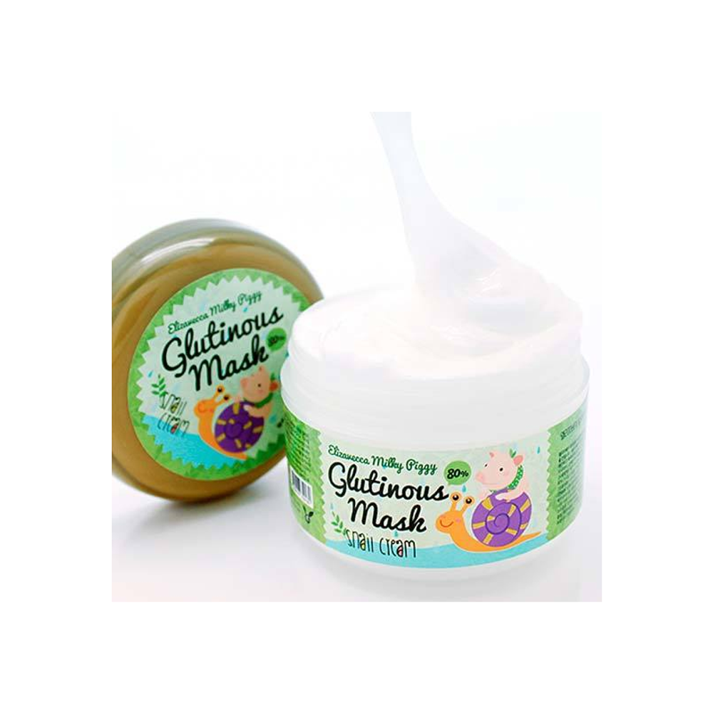 Elizavecca Milky Piggy Крем - маска ночная с муцином улитки Glutinous Mask 0.8 Snail Cream