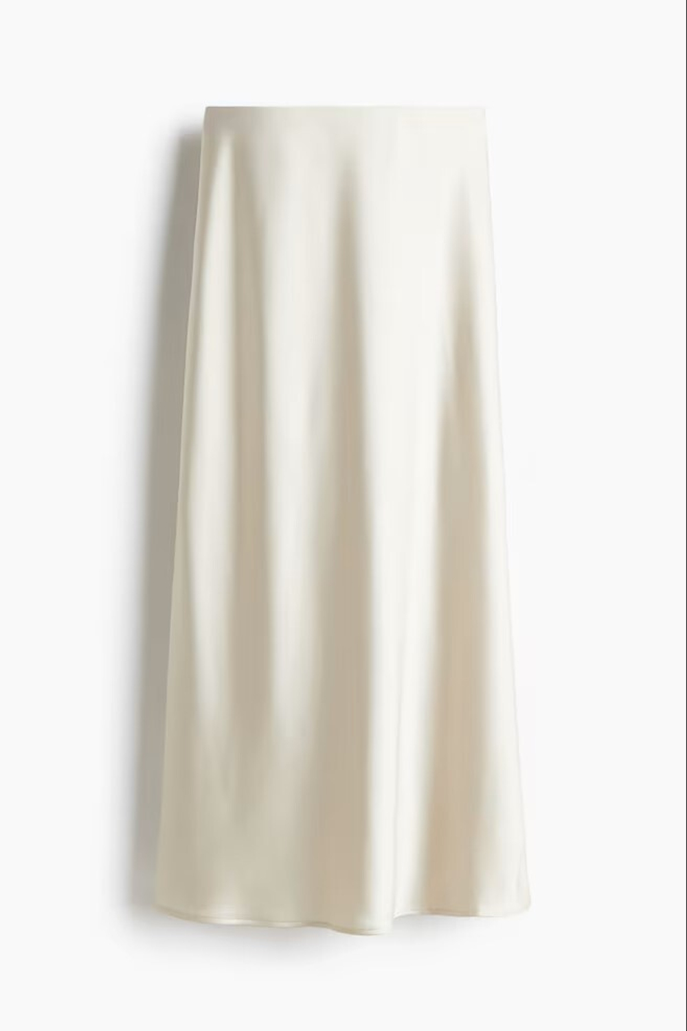 H&M Юбка миди, светло-бежевый