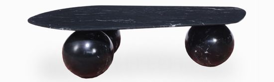 Кофейный стол Peregrine 120х60 черный индийский мрамор