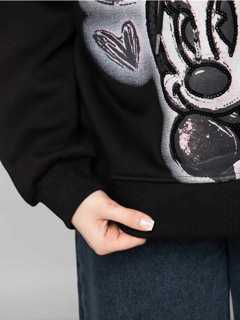 Толстовка утепленная с капюшоном