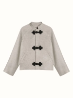 Жакет из шерсти Бежевый