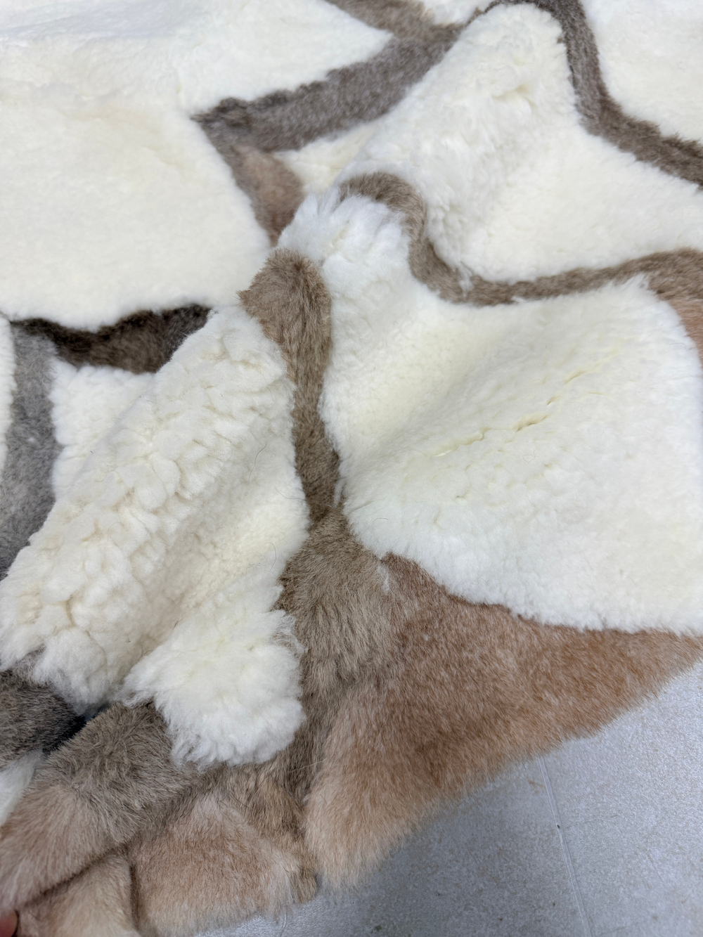 Ковер шкура натуральная овчина меховой