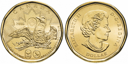 Канада 1 доллар, 2016 XXXI летние Олимпийские Игры, Рио-Де-Жанейро 2016 XF