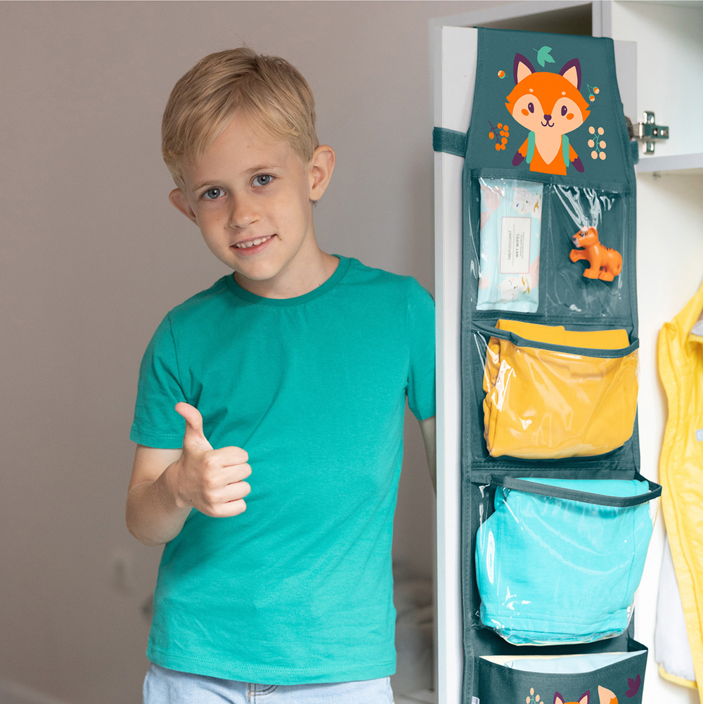 Кармашки в садик 83х24 Лисенок