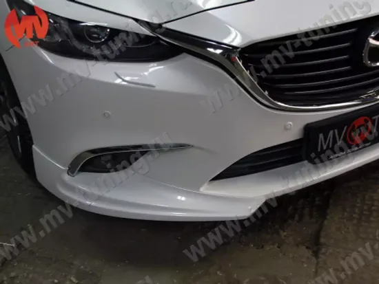 Клыки переднего бампера var.3 SkyActivSport для Mazda 6 GJ рест