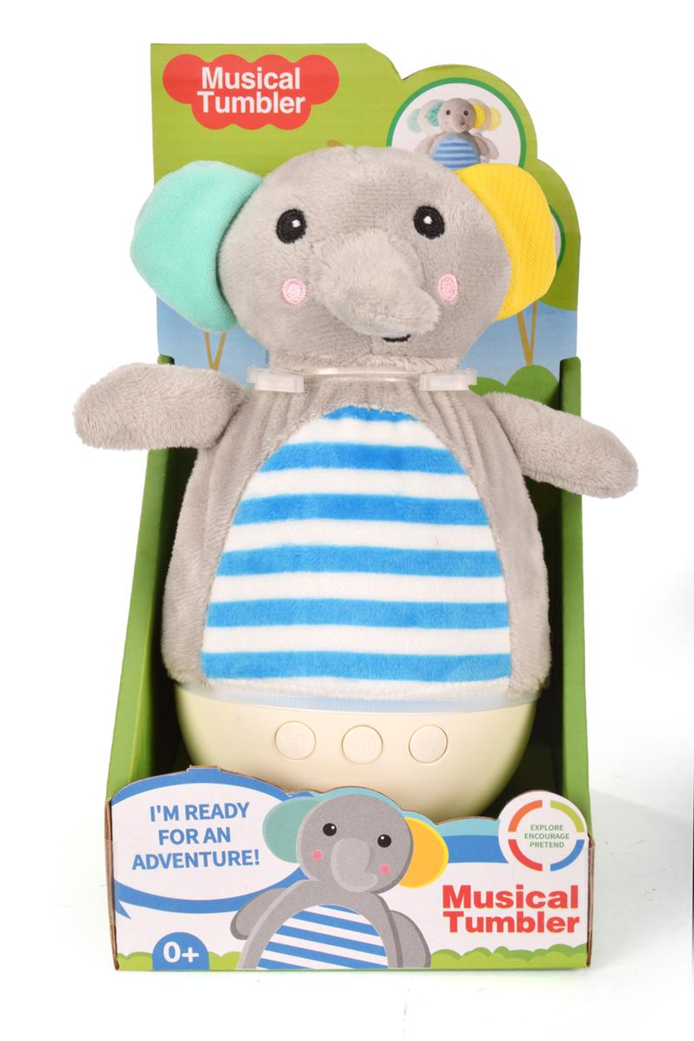 Игрушка развивающая для малышей Слоник, коробка 1914-1