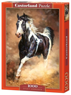 Пазл Castorland "Бегущая лошадь", 1000 деталей, C-103690, картонная основа, от 12 лет