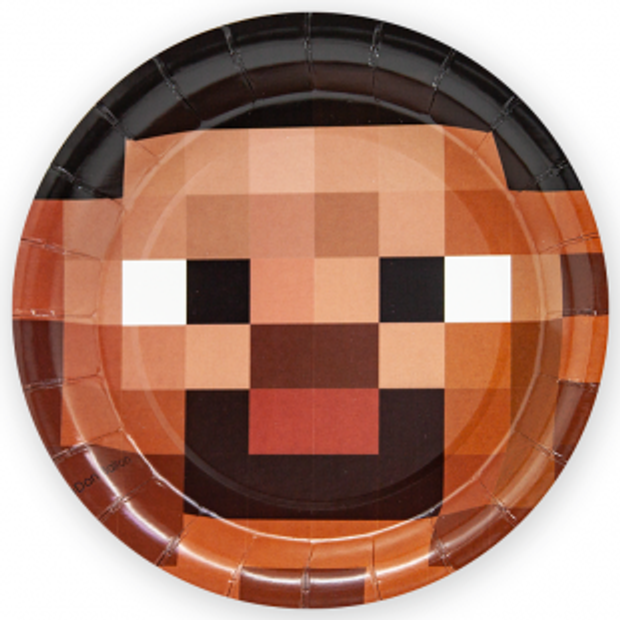 Тарелки (7''/18 см) Пиксели, 6 шт.