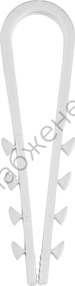 ЗУБР ДХ-К 5-10 мм, дюбель-хомут для круглого кабеля, нейлон, 100 шт (30911-10)