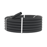 Труба ПНД гибкая гофр. д.32мм, лёгкая без протяжки, 25м, цвет чёрный