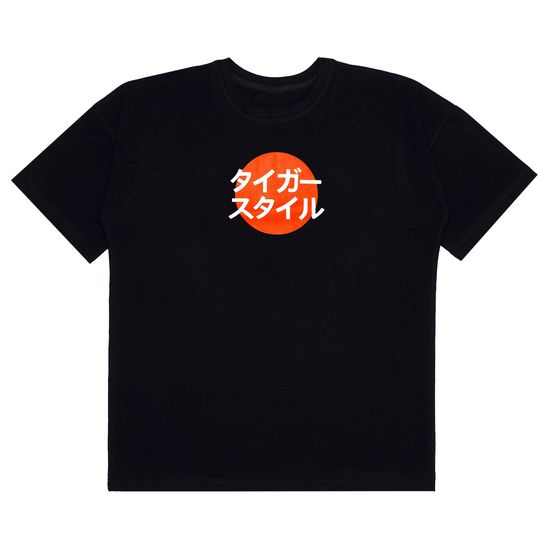 Футболка Steal Chill Тигр оверсайз чёрный