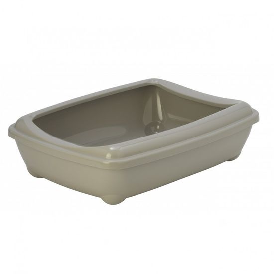 Moderna туалет маленький с бортом серый, 43*30,7*12,2 см