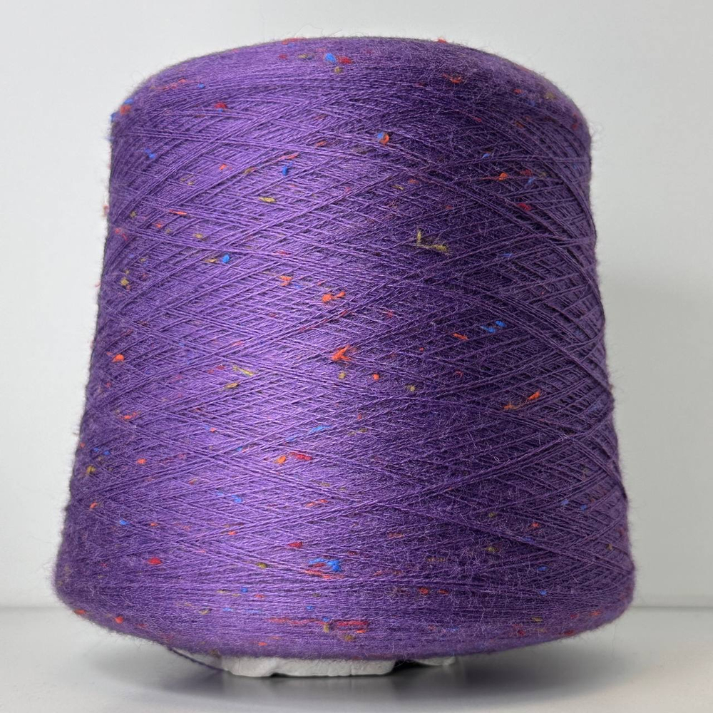 SLUBBY - Luxury Selection by Ri.Go; 98% меринос, 2% вискоза; 1400м/100гр, (2/28); col. 6311, цвет: фиолетовый с цветными вкраплениями; S502