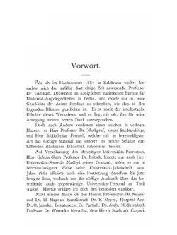 Lebensbilder hervorragender schlesischer Ärzte aus den letzten vier Jahrhunderten | J. Grätzer