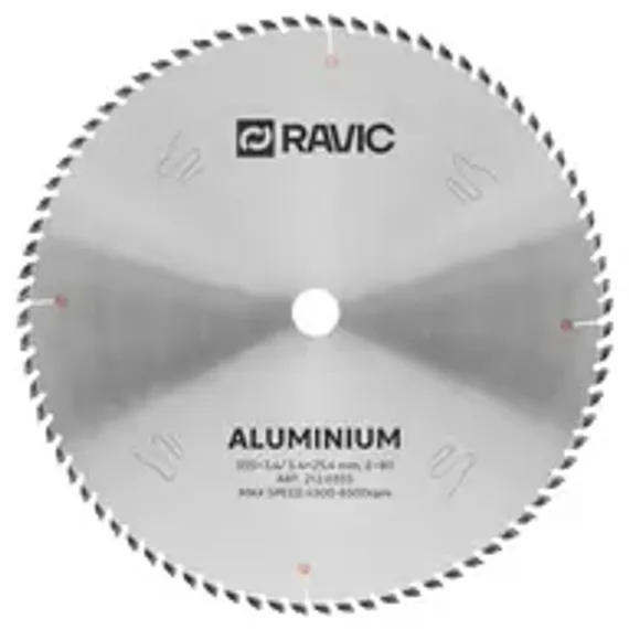 Диск пильный TCT по стали и сэндвич-панелям Ravic, 255×25,4 мм, Z=72, арт. 210.0008