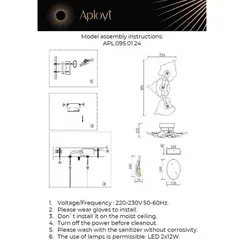 Светильник настенный (Бра) APL.095.01.24