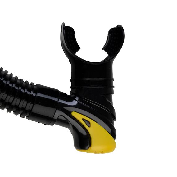 Трубка Scorpena J3 с двумя клапанами желтая