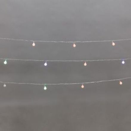 Гирлянда светодиодная Шарики 5м, 20LED, IP20, прозрачный провод, свечение мульти (RG/RB), мигание, 2