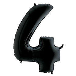 Цифра "4" черная