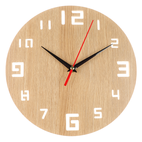 LADECOR CHRONO Часы настенные, круглые, 25см, МДФ, 1хАА