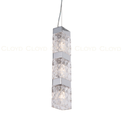 Подвесной светильник Cloyd CORUND-A P3 / выс. 45 см - хром (арт.10713)