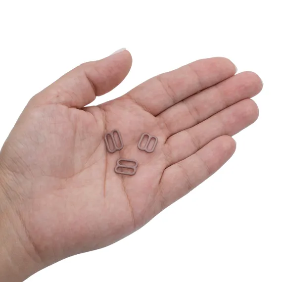 Регулятор для бретели кофейно-розовый 10 мм