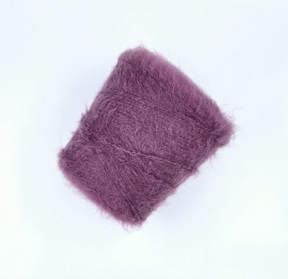 Перуанская бэби сури роял альпака 70% шелк 10% па 20% 400 м в 100 г сирень