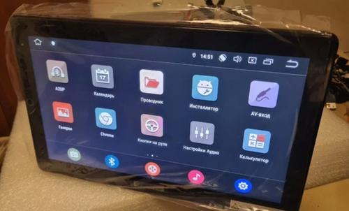2DIN магнитола с автоматиpованном поворотным экраном 10.1" - Kuberg OL-1036-D на Android 10, Быстрая, CarPlay, 4G SIM-слот