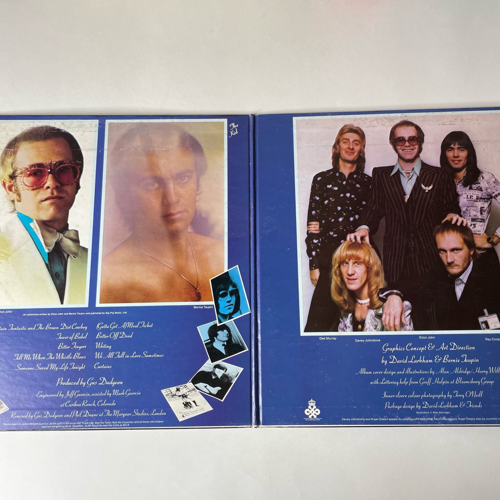 Винтажная виниловая пластинка LP Elton John, Captain Fantastic And The Brown Dirth Cowboy (Япония 1975) (Без Оби)