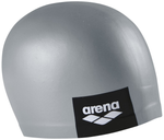001912 202 1sz Arena 24 шапка для плавания LOGO MOULDED CAP grey