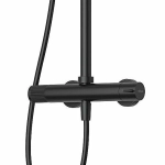 Душевая система Cezares LEAF-CDA-30-L-NOP черная матовая