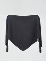 Оренбургский платок-косынка К820-24 графит