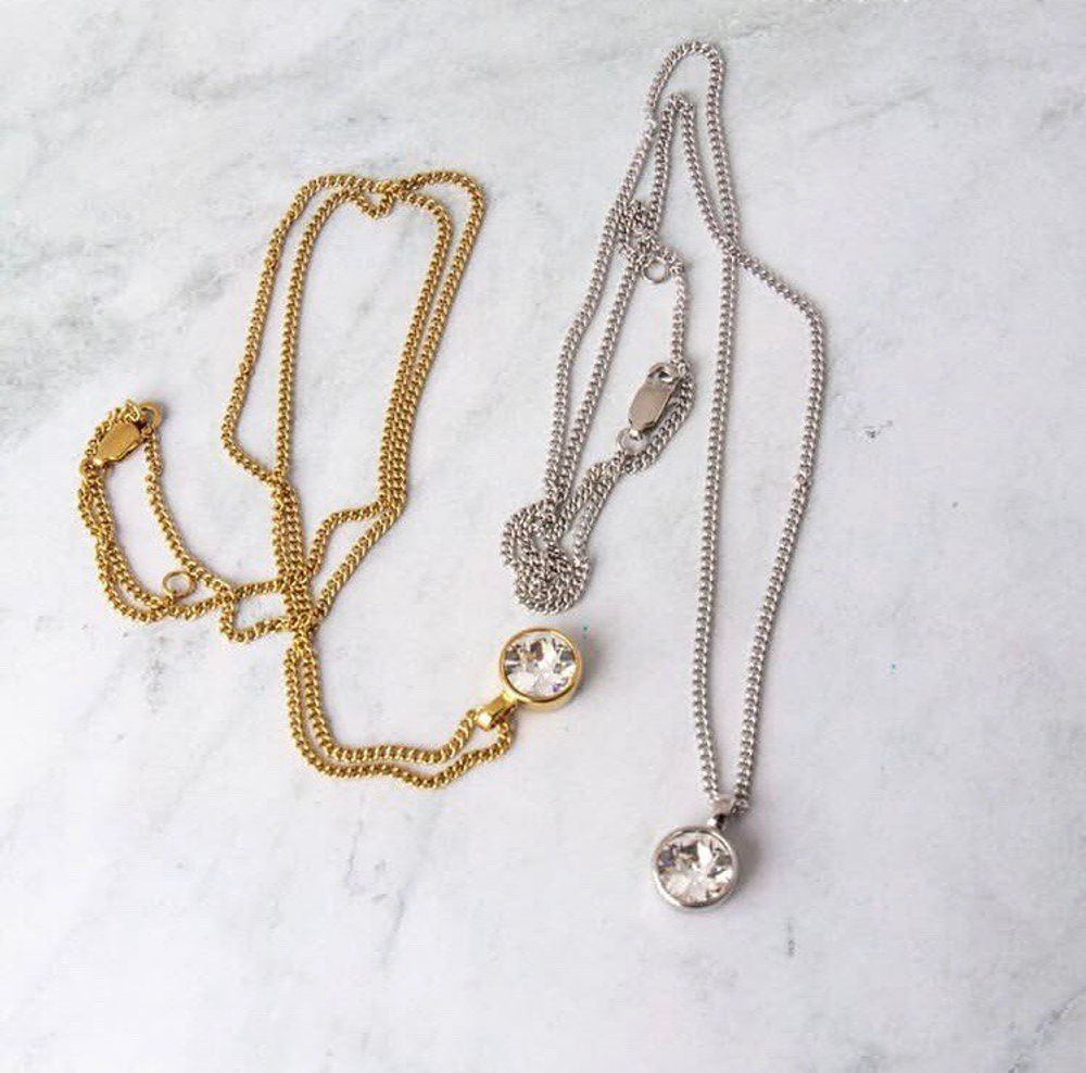 Колье Dyrberg Kern ETTE SG CRYSTAL 329679 BW/G