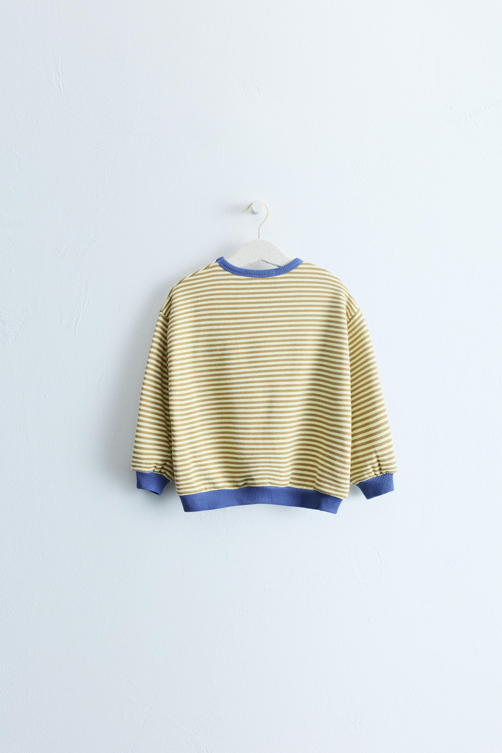 ZARA TIMELESS - ТОЛСТОВКА В ПОЛОСКУ, СИНИЙ