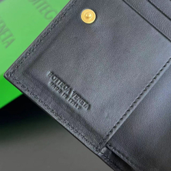 Bottega Veneta Small Intrecciato Bi-Fold Zip Wallet