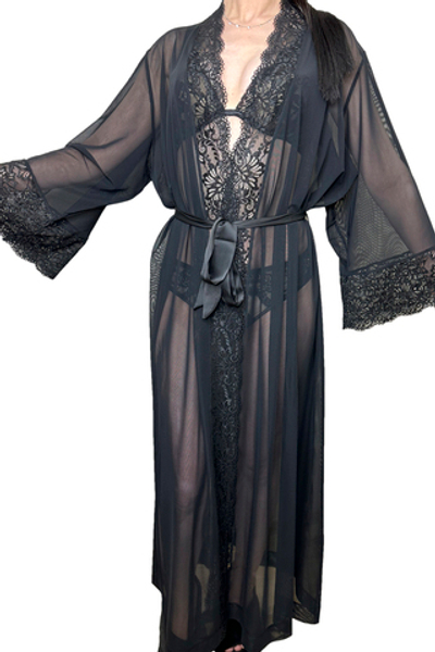 FLORANCE BLACK Пеньюар женский SUBTILLE