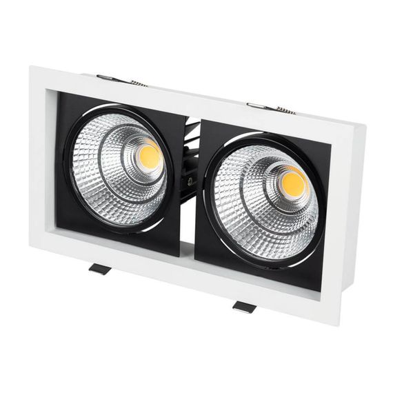 Встраиваемый светодиодный светильник Arlight CL-Kardan-S283x152-2x25W Day4000 027924