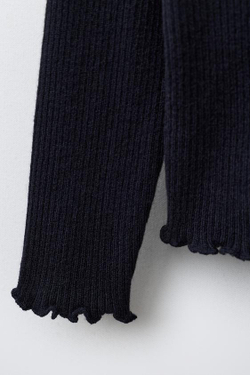 ZARA ЛОНГСЛИВ В РУБЧИК, СИНИЙ