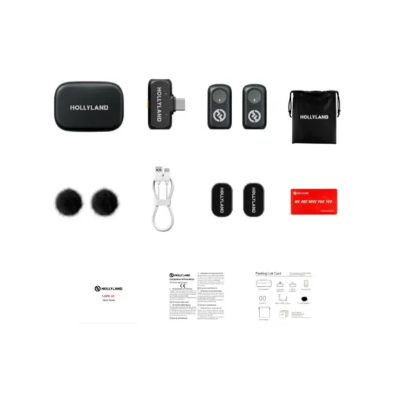 Hollyland Lark A1 Duo USB-C Space Gray