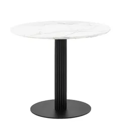 Стол Stem Ø90 см, мрамор