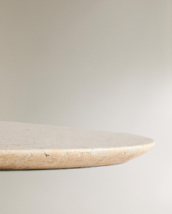Zara Home Поднос из мрамора, цвет коричневый, 30 см