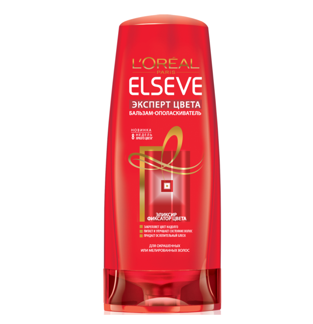 L'Oreal Paris Бальзам для волос Elseve Эксперт цвета, ламинирующий, 200 мл